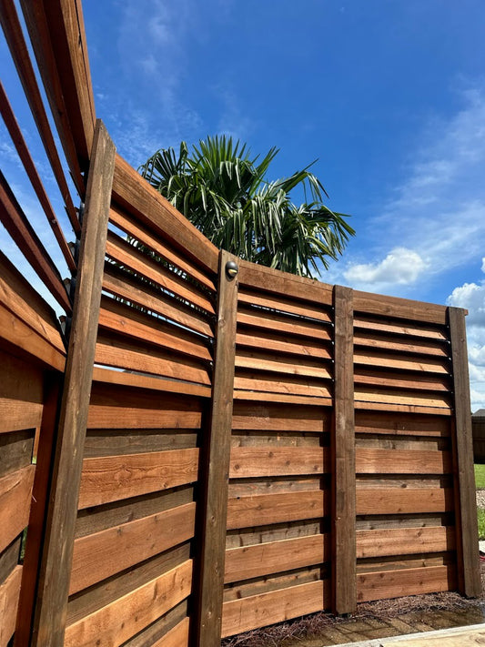 Curved Partition Fence Topper