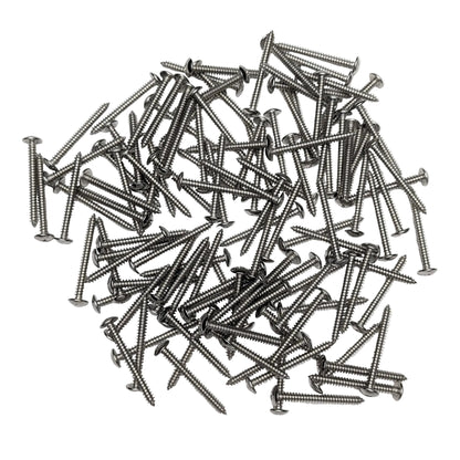120 Silver 2-in Truss-Head Bracket Screws on a white background.