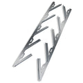EZ Louver Bracket Pair - Silver
