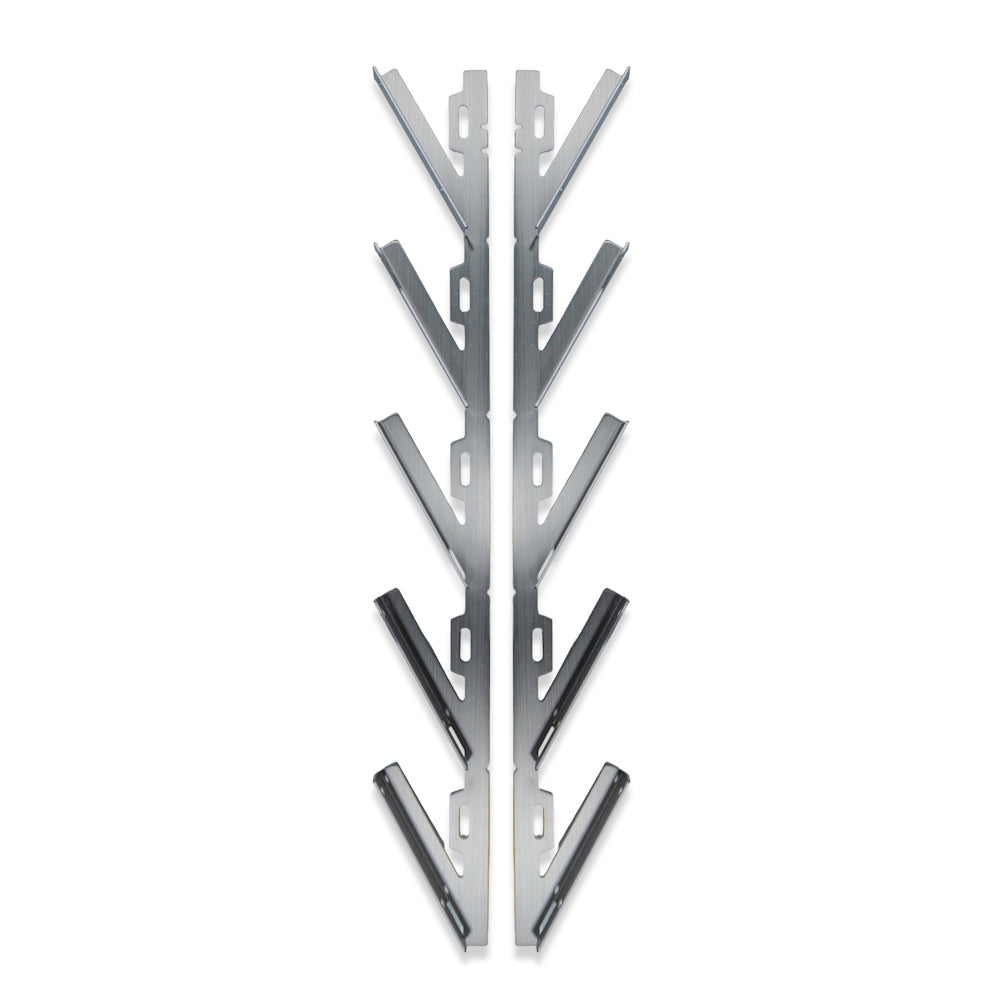 EZ Louver Bracket Pair - Silver