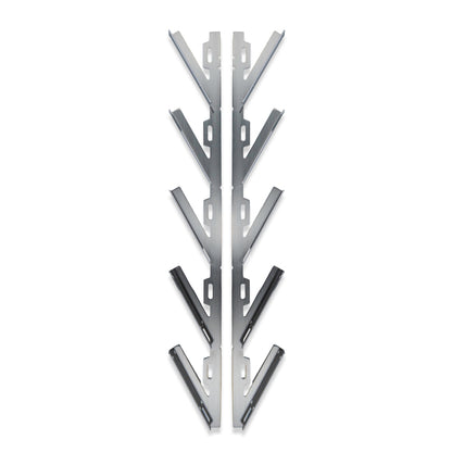EZ Louver Bracket Pair - Silver