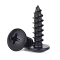 #10 Stainless Steel Screws for Slats (1 in. x 6 in.) or Deck Boards - 3/4 in. - Black