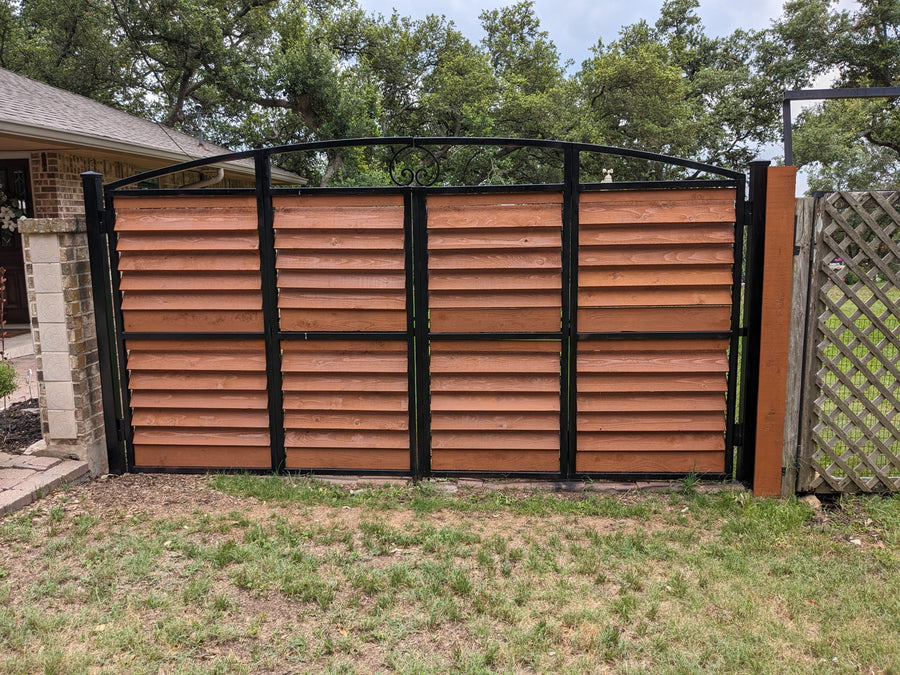 Front of Louvered Gate