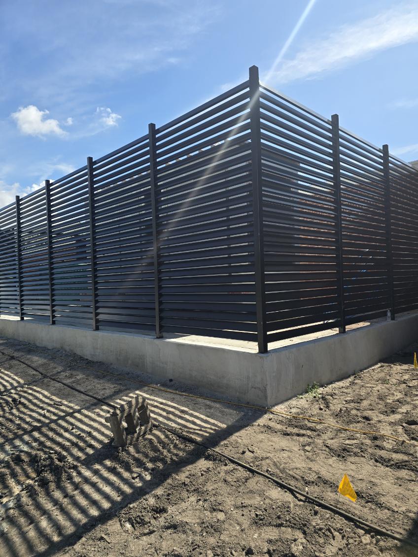 HVAC Surround with Aluminum Slats