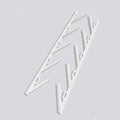 EZ Louver White Bracket Pair