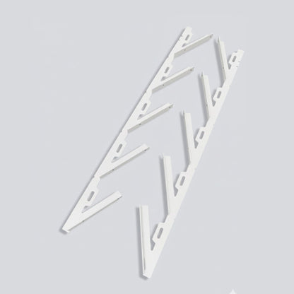 EZ Louver White Bracket Pair