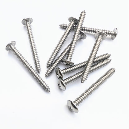 #10 x 2" Stainless Bracket Screws for EZ Louver - Silver
