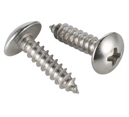 #10 Stainless Steel Screws for Pickets - 5/8 in. - Silver