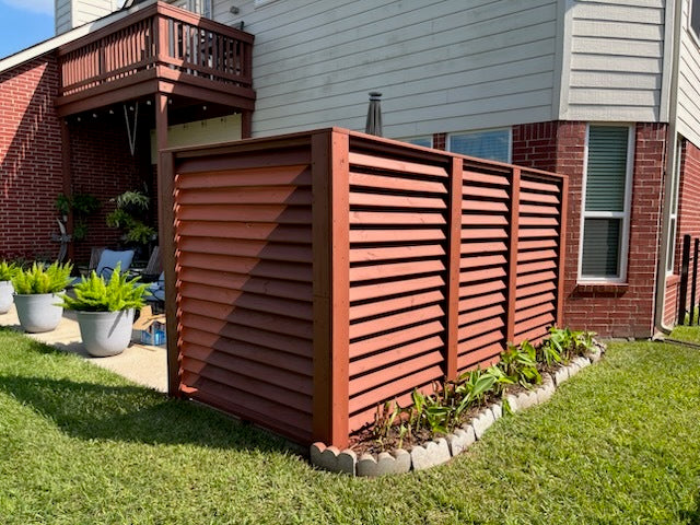 Painted Privacy Screen