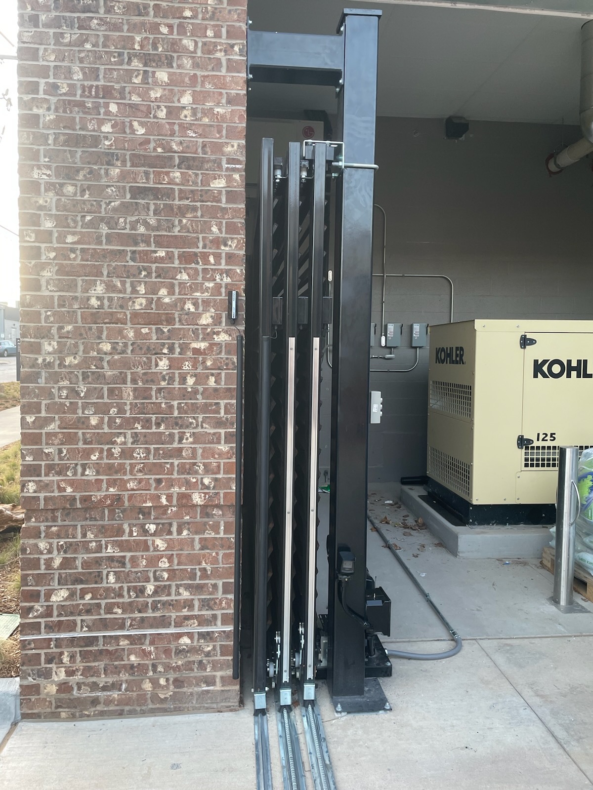 Telescoping Gate fully open